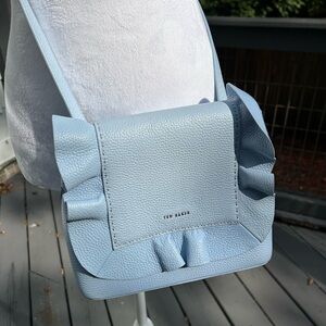Ted Baker London | Light Blue Convertible Bag – Crossbody or Backpack, Like New!